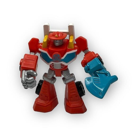 Hasbro Transformers Rescue Bots Lot Of 3 Optimus Prime Blades Heat Wave Posable - Picture 3 of 8